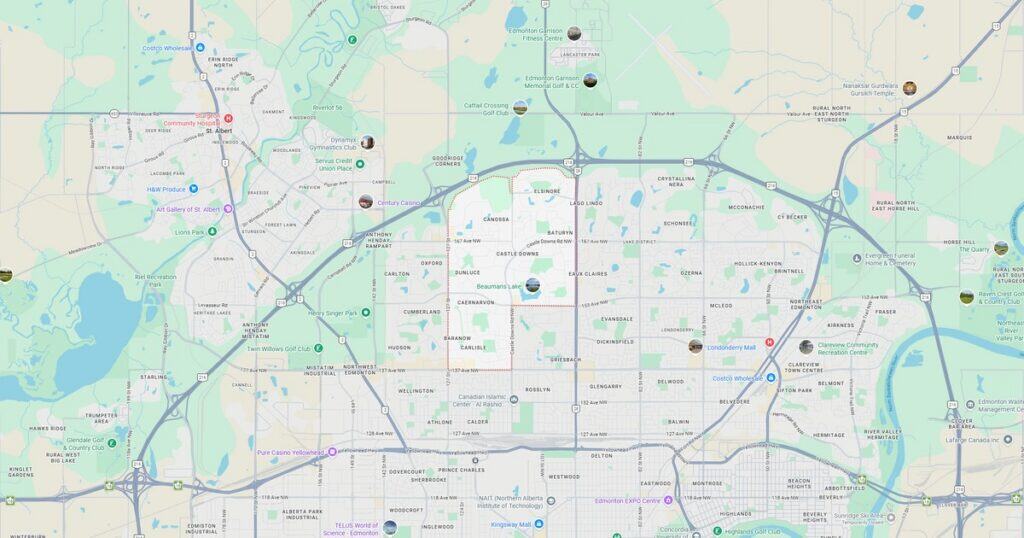 Map of Minneapolis city with major roads, parks, and landmarks highlighted for navigation and urban planning.